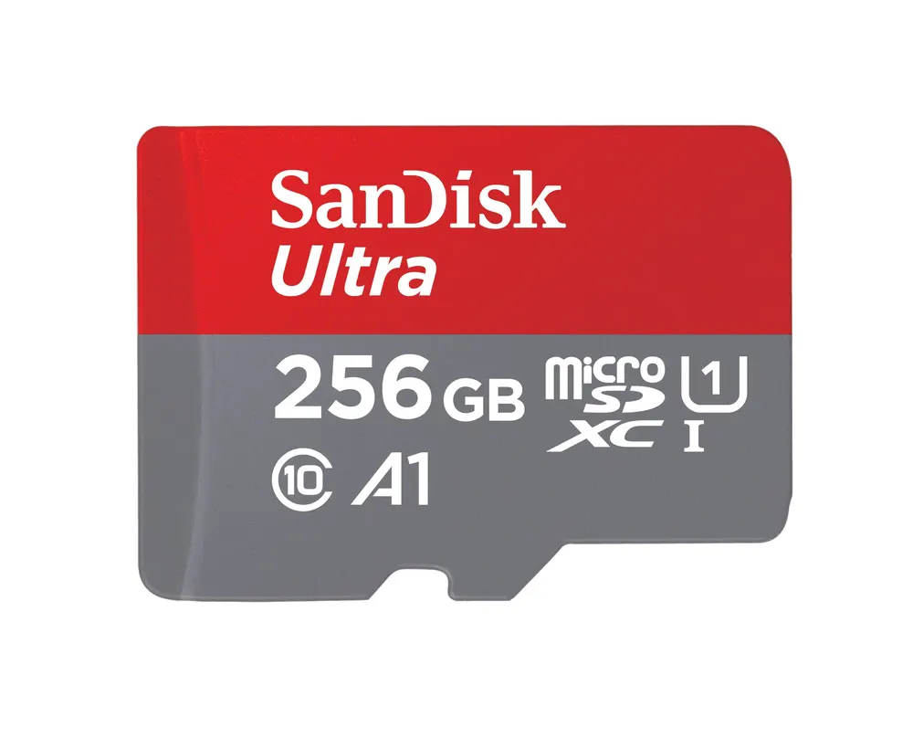 SanDisk Ultra 256GB microSDXC Card (Class 10, 150MB/s)