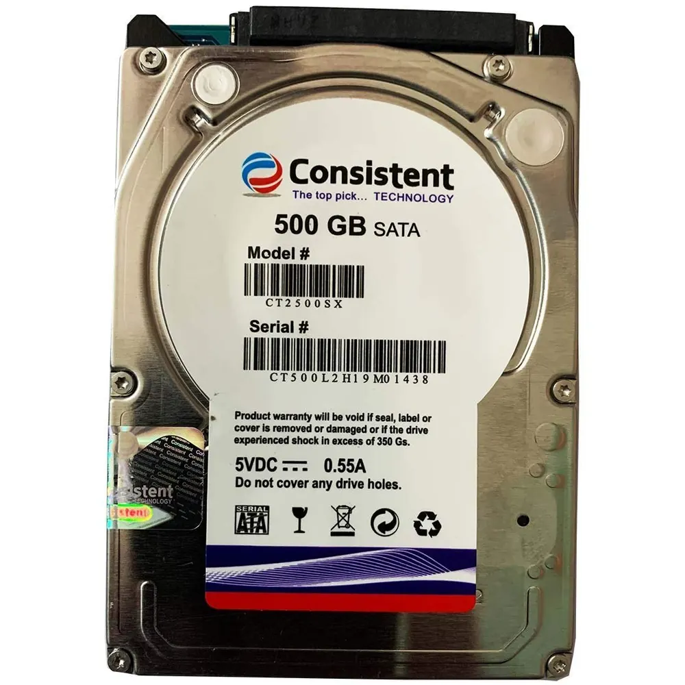 Consistent Surveillance Hard Drive 500GB