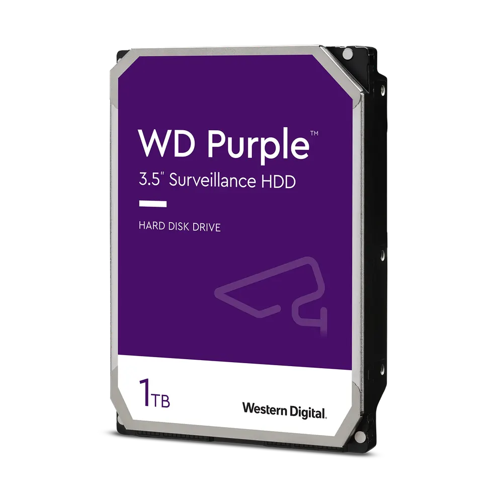 WD Purple Surveillance Hard Drive 1TB