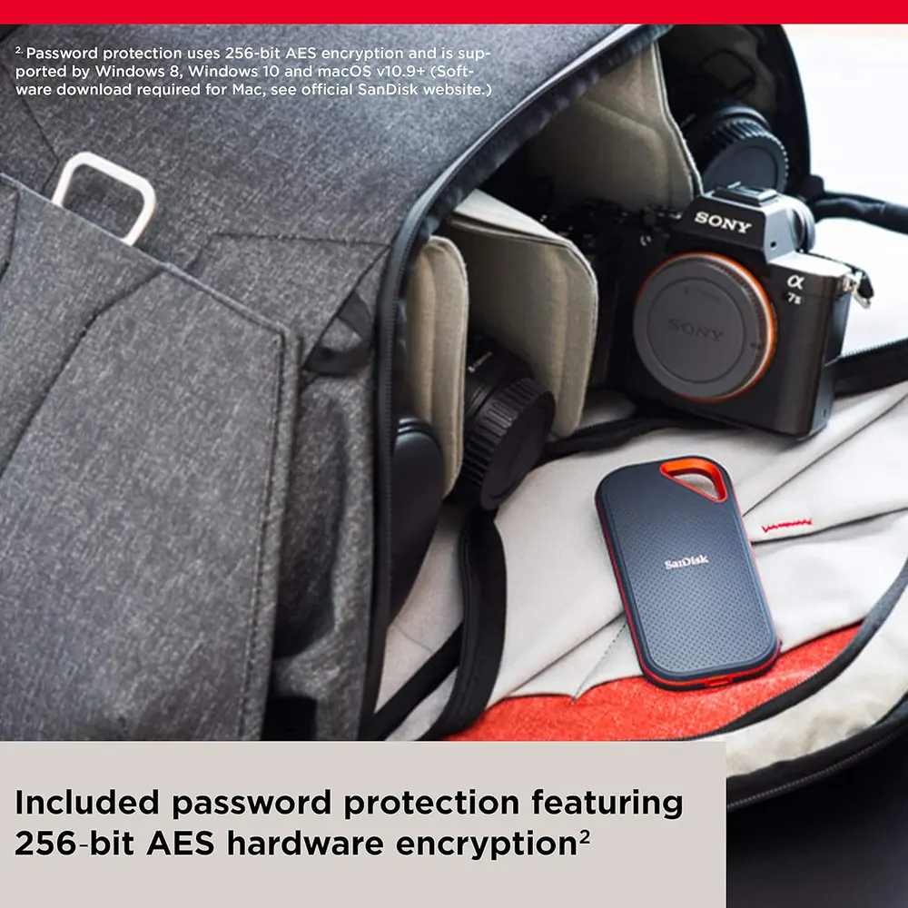 SanDisk Extreme PRO Portable SSD 1TB (E81, up to 2000MB/s) – image 3