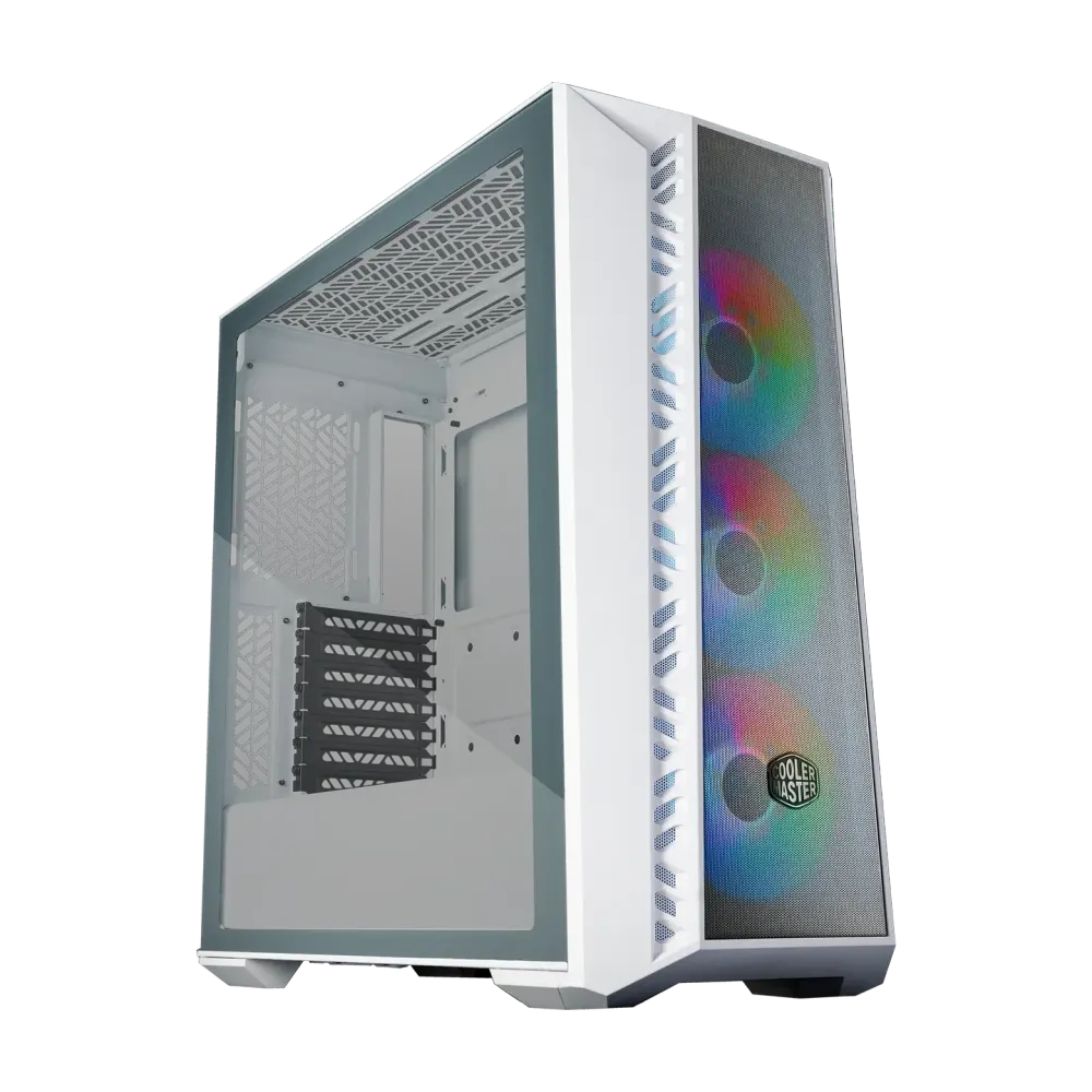 Cooler Master MasterBox 520 Mesh ARGB White E-ATX Mid Tower Case – image 3