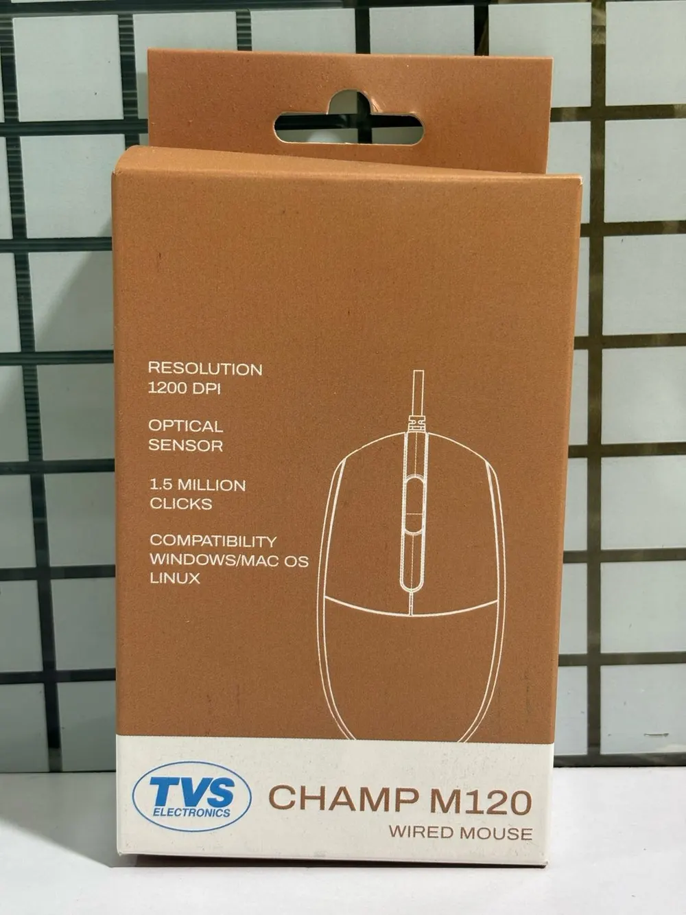 TVS Champ M120 Wired Mouse