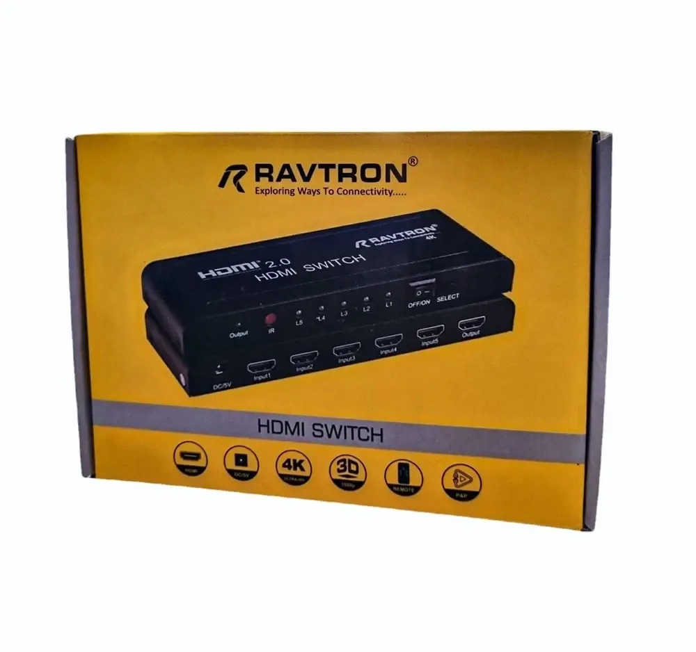Ravtron 3x1 HDMI Switch – image 3