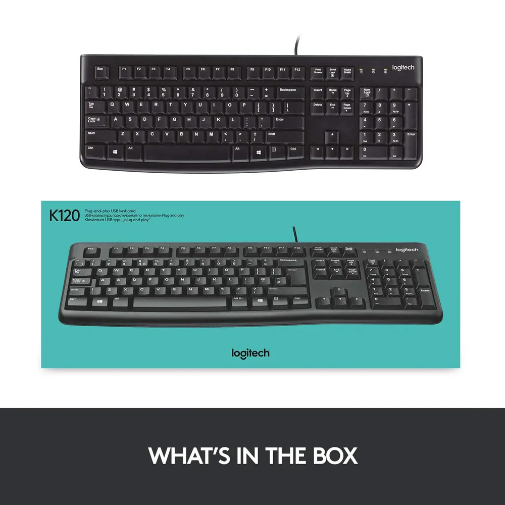 Logitech K120 USB Keyboard