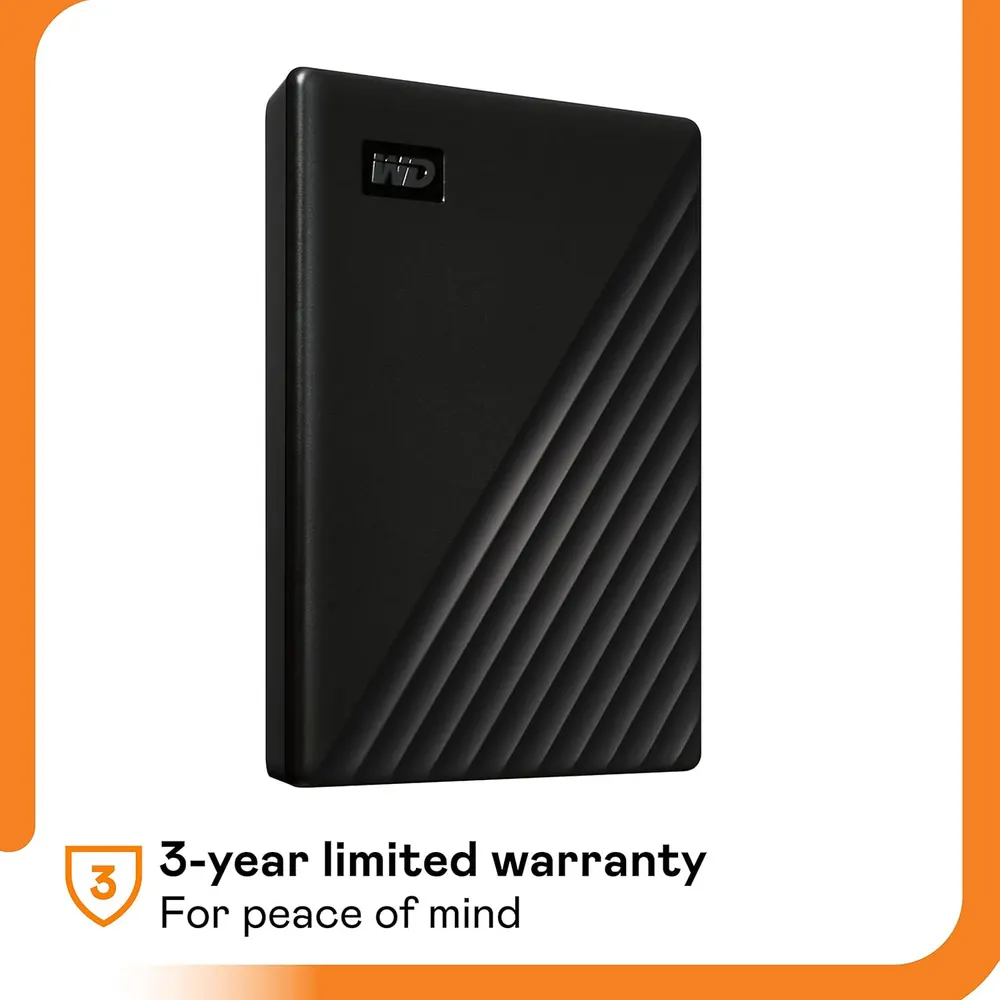 WD My Passport 4TB Portable External Hard Drive (USB 3.0)