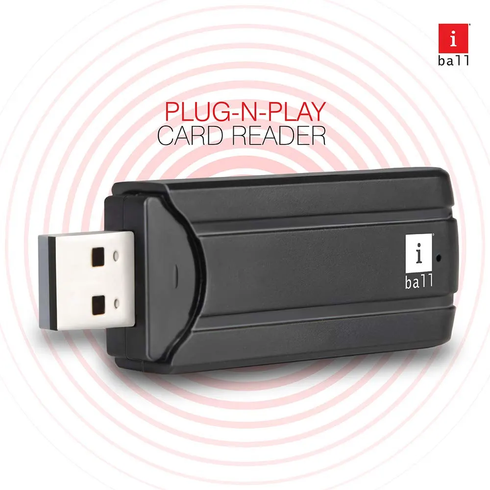 iBall CR24 USB 2.0 2-Slot Card Reader – image 3