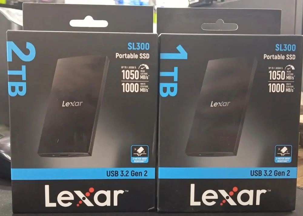 Lexar SL300 2TB Portable External SSD, USB Type-C, up to 1050MB/s Read and 1000MB/s Write – image 2