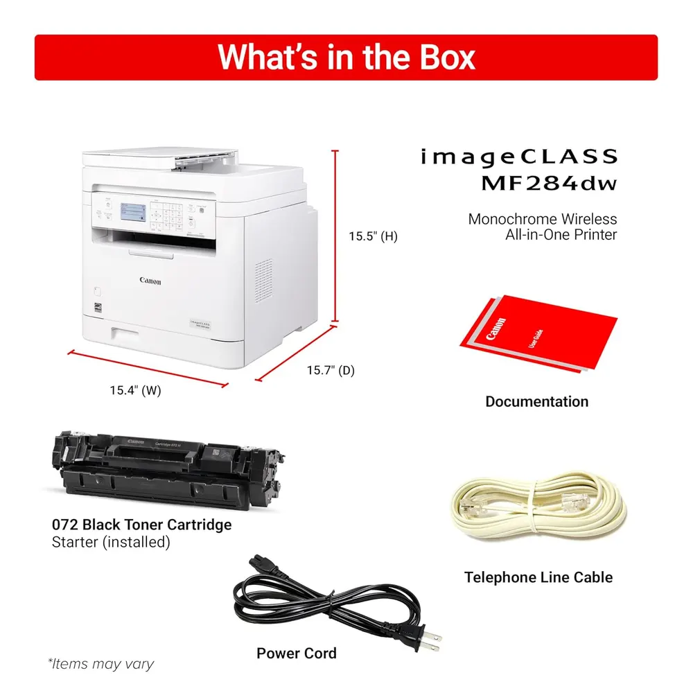 Canon imageCLASS MF284dw Laser Multifunction Printer – image 3