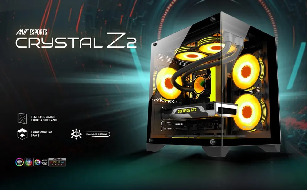Ant Esports Crystal Z2 Mid-Tower Gaming Cabinet
