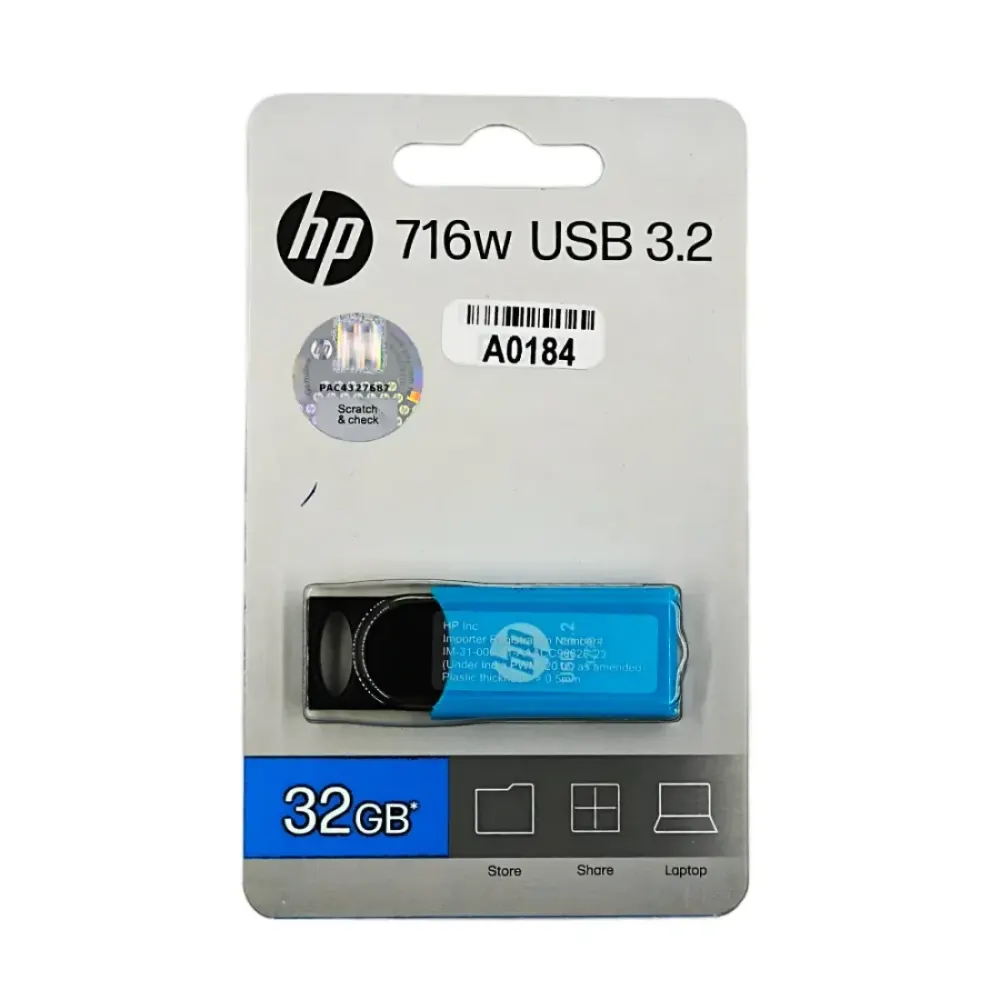 HP 712w 32GB USB 3.2 Flash Drive - Blue – image 5