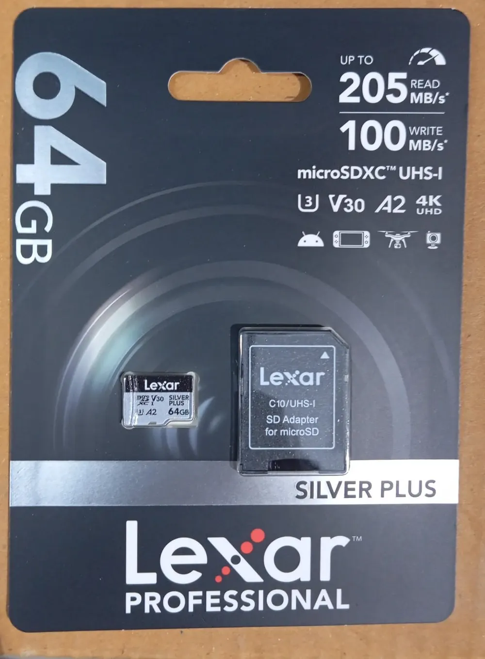 Lexar Silver Pro SD Card 64GB 205MBPS – image 2