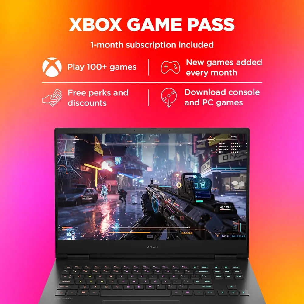 HP Omen 16-xd0015AX Gaming Laptop (AMD Ryzen 7 7840HS, 16GB DDR5, 1TB SSD, RTX 4050 6GB) – image 4