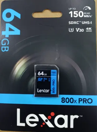 Lexar High-Performance 800x PRO 64GB SDXC UHS-I Memory Card – image 2