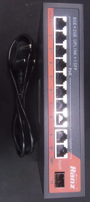 Ranz DS0803A-G3 8-Port Full Gigabit PoE Switch – image 3