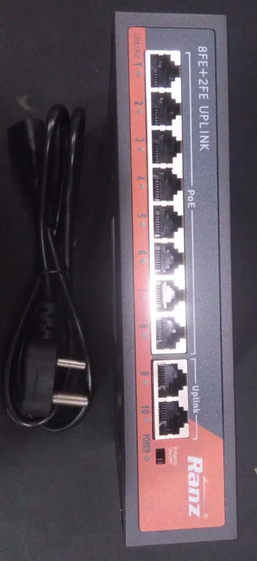 Ranz DS0802A-DP10 8-Port PoE Switch with Uplink – image 3