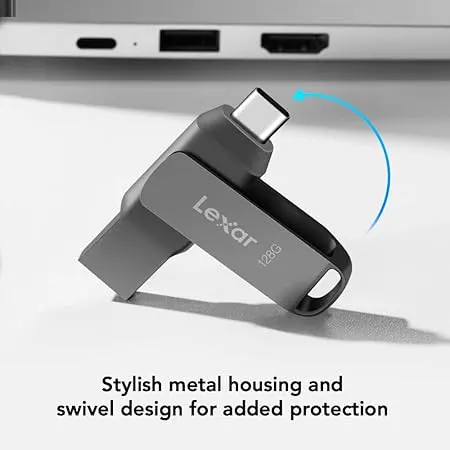 Lexar JumpDrive D400 Dual Type-C + USB 128GB Pendrive – image 3