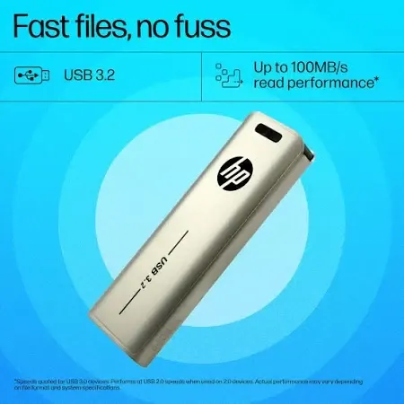 HP x796w 64GB USB 3.1 Metal Body Pendrive – image 2