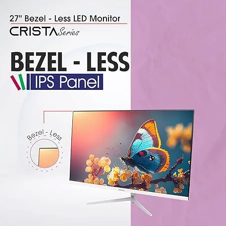 Zebion Crista 27" Bezel-Less IPS LED Monitor – image 3