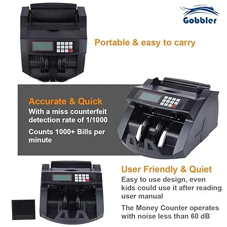 Gobbler GB-5388 Note Counting Machine – image 2