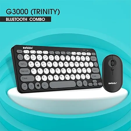 Zebion G3000 (Trinity) Bluetooth Wireless Keyboard and Mouse Combo – image 2