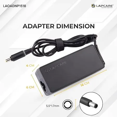 Lapcare Laptop Adapter Acer 65W 19V/3.42A (5.5*1.7) 1518 – image 2