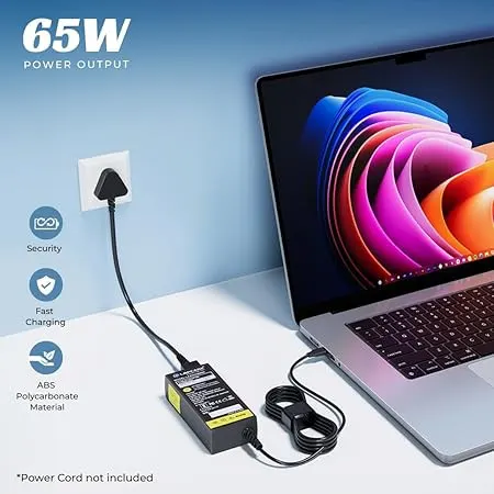 Lapcare Laptop Adapter 65W Type-C 6860 – image 2
