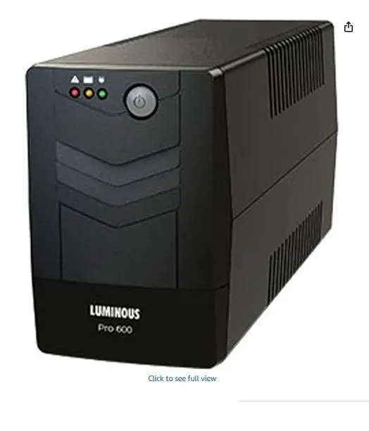 Luminous Pro 600 600VA UPS – image 2