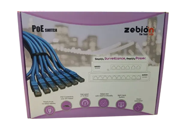 Zebion NOVA40 4+2 Uplink PoE Switch – image 3
