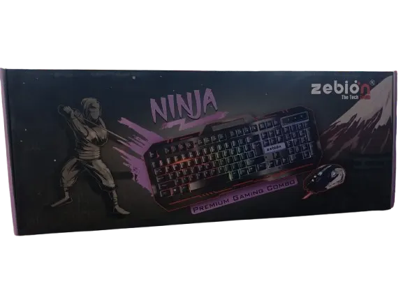 Zebion Ninja Gaming Keyboard and Mouse Combo – image 2