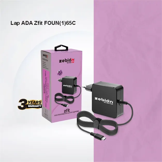 Zebion Zfit 65W Type-C Laptop Adapter – image 2