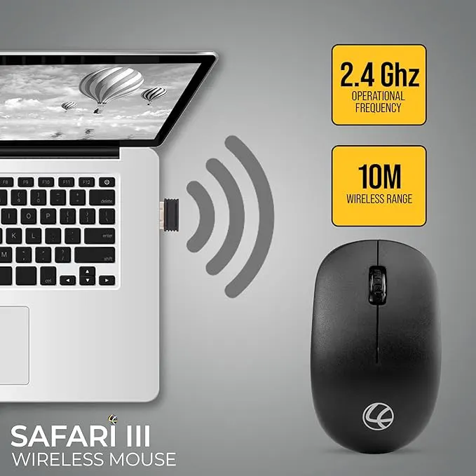 Lapcare Safari 009 Type-C & USB Wireless Mouse (LWM-009) – image 3