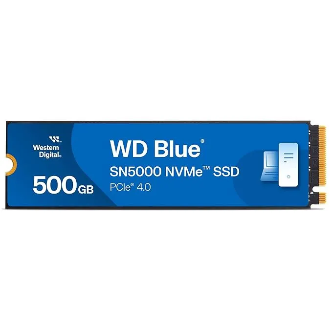 WD Blue SN5000 500GB NVMe SSD (PCIe Gen 4)