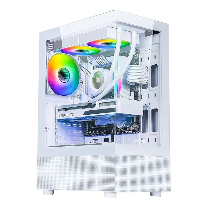 Ant Esports Crystal X2 ARGB White Cabinet – image 2