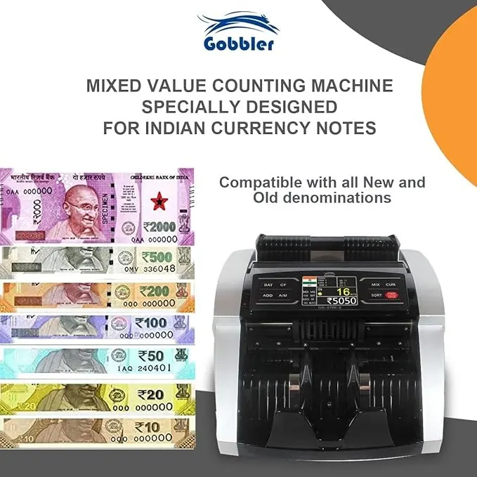 Gobbler GB-9788 Mix Value Money Counting Machine