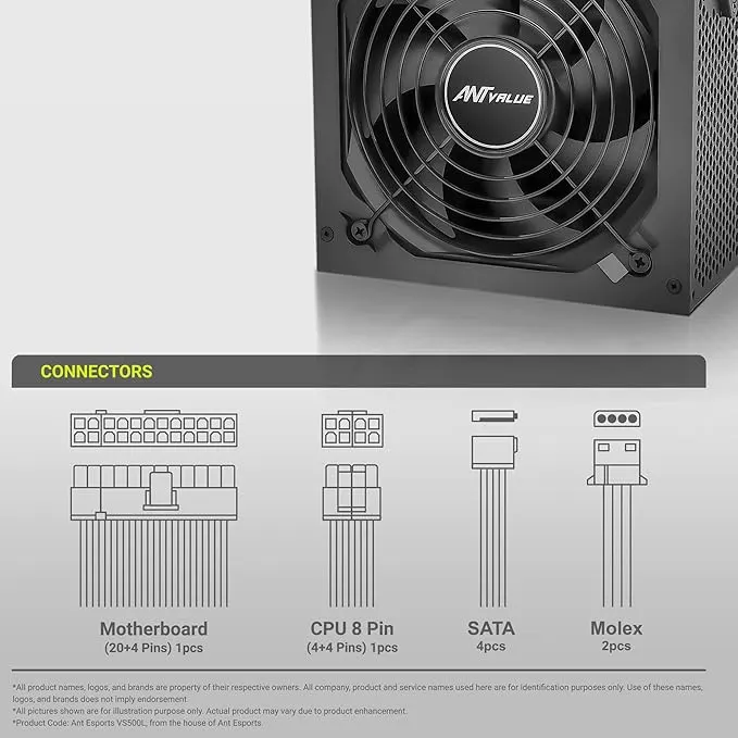 Antvalue ECO500 Series Power Supply – image 4