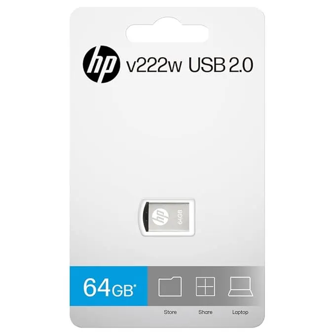 HP v222w 64GB USB 2.0 Mini Metal Pendrive – image 3