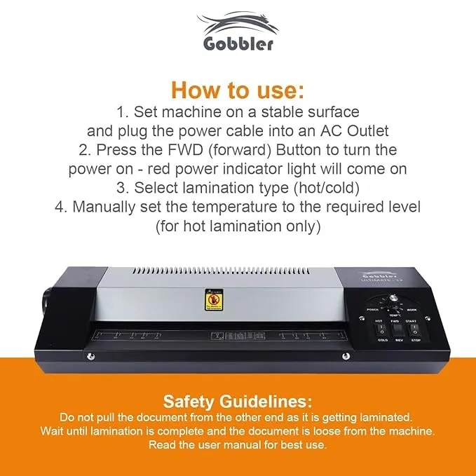 Gobbler Laminator Ultimate 12 – image 2