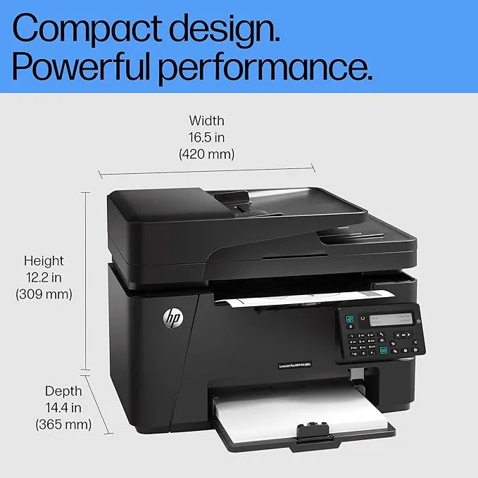 HP LaserJet Pro MFP M128fn Printer (Print, Copy, Scan, ADF, Ethernet)