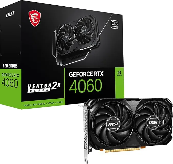 MSI GeForce RTX 4060 Ventus 2X OC 8GB GDDR6 Graphics Card – image 3