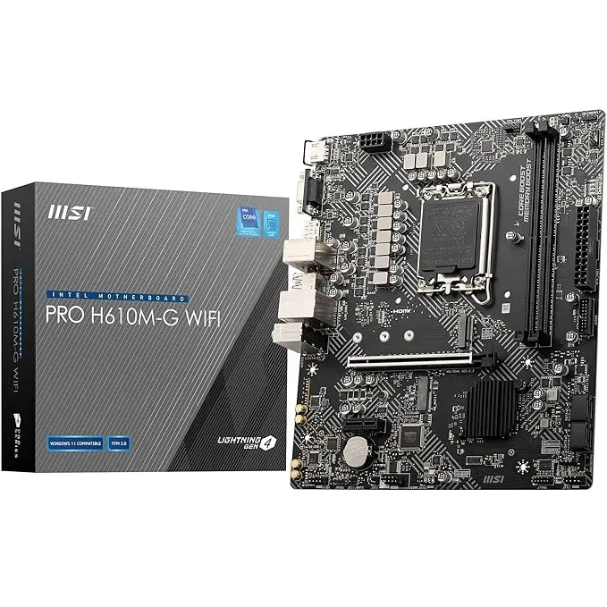 MSI PRO H610M-G WiFi DDR5 Motherboard – image 4