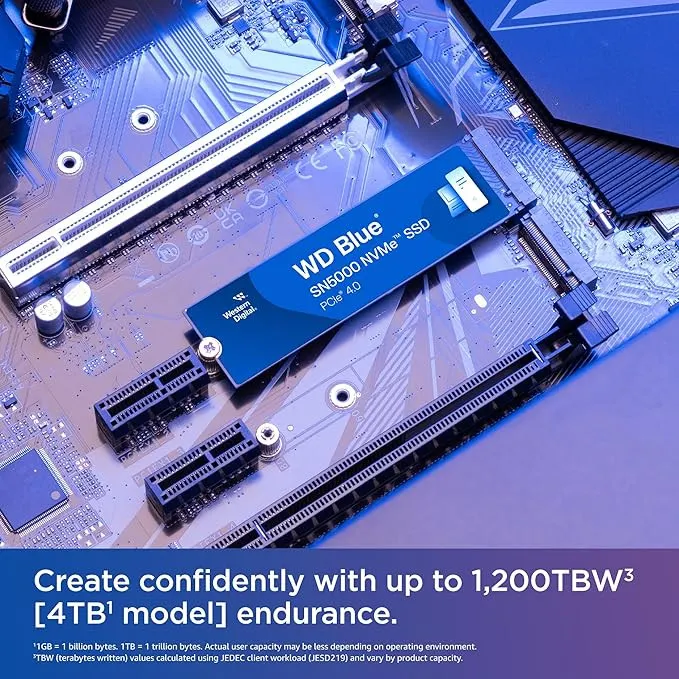 WD Blue SN5000 500GB NVMe SSD (PCIe Gen 4) – image 3