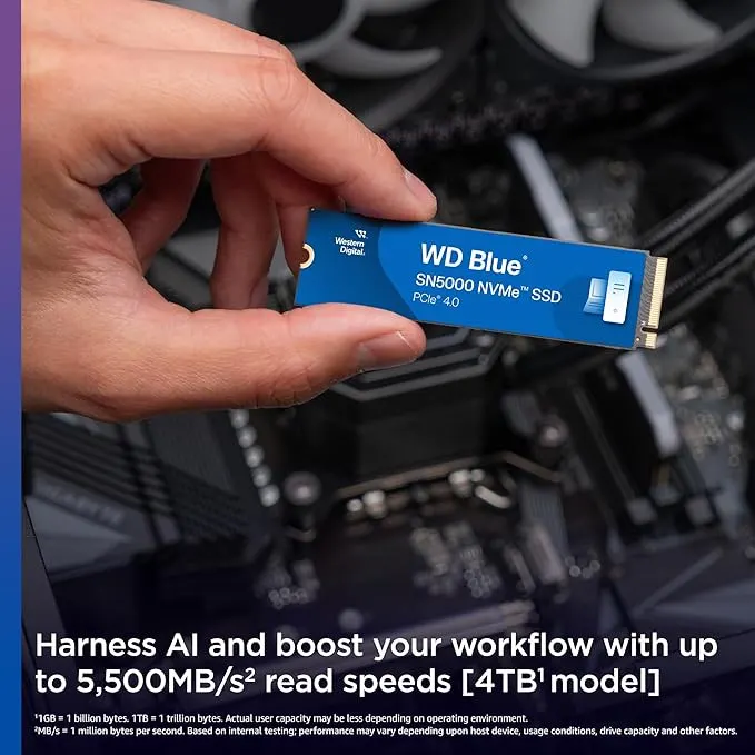 WD Blue SN5000 500GB NVMe SSD (PCIe Gen 4) – image 2
