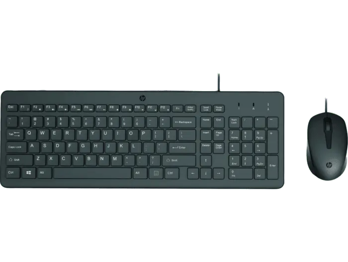 HP KM150 Wired USB Chiclet Keyboard and Mouse Combo