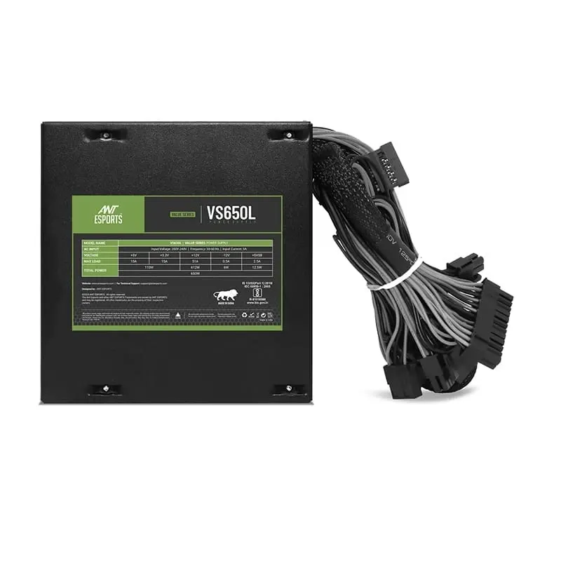 Ant Esports VS650L Value Series 650W Power Supply – image 3