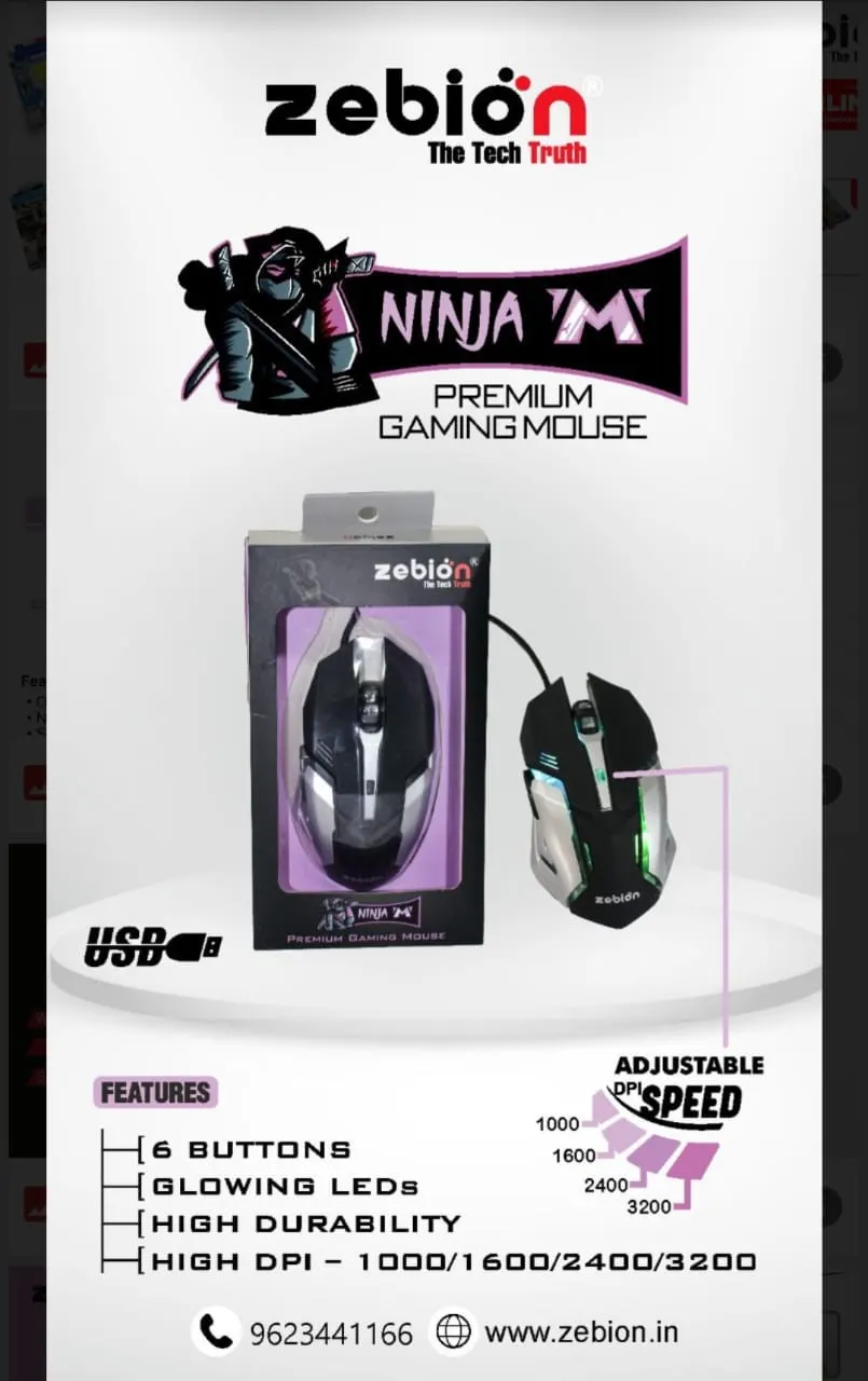 Zebion Ninja M Gaming Mouse