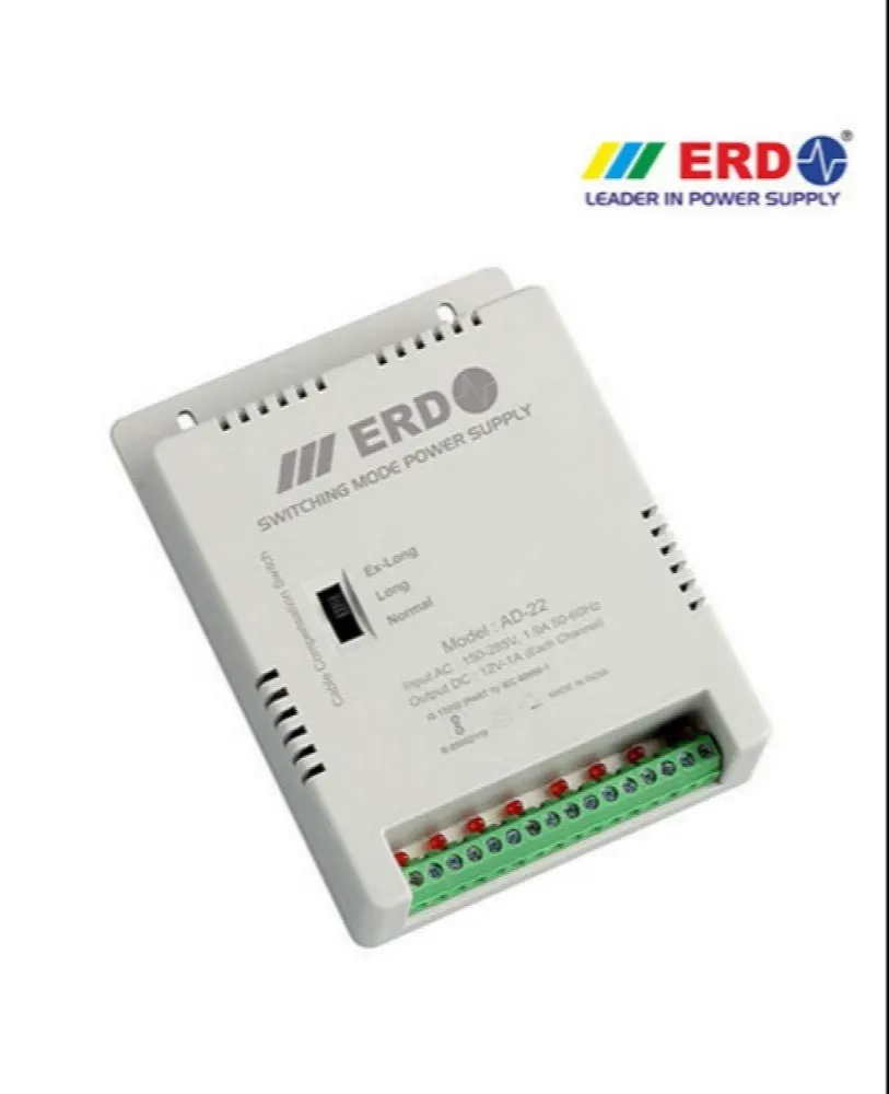 ERD CCTV SMPS Single Metal 8CH TS-40T