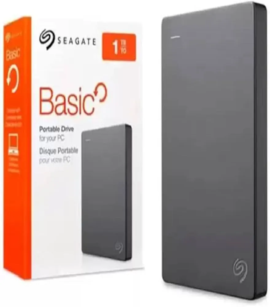 Seagate Basic 1TB Portable External Hard Drive
