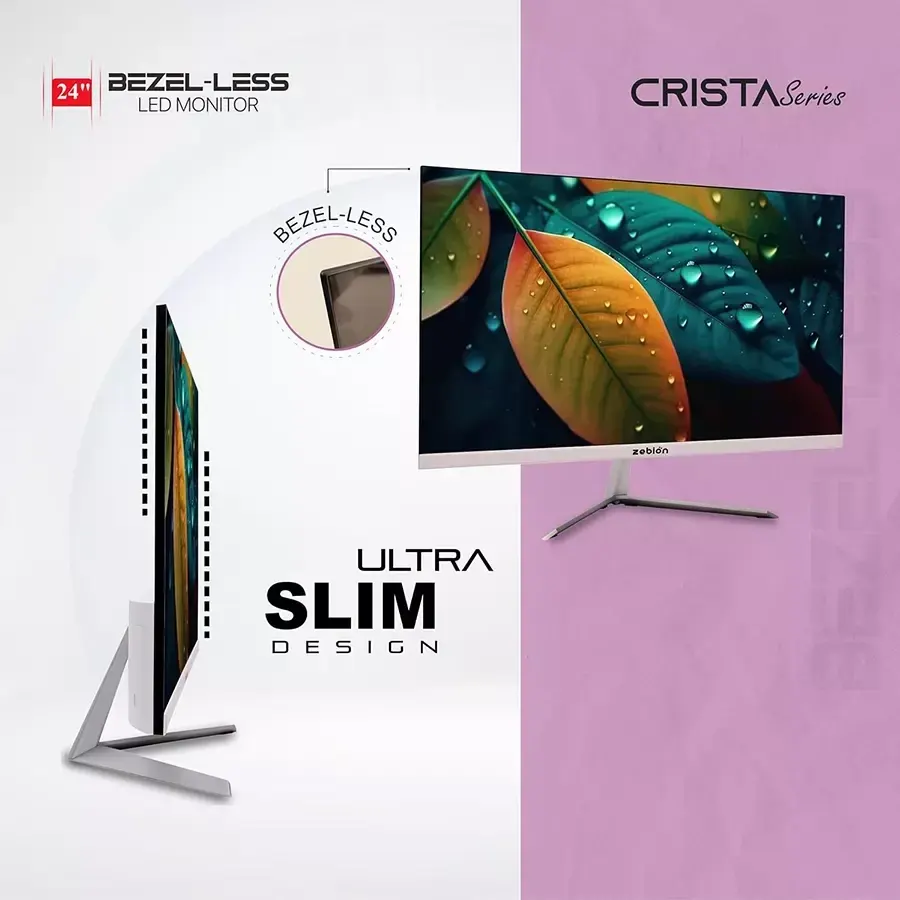 Zebion Crista Series 24" Curved LED Monitor – image 4