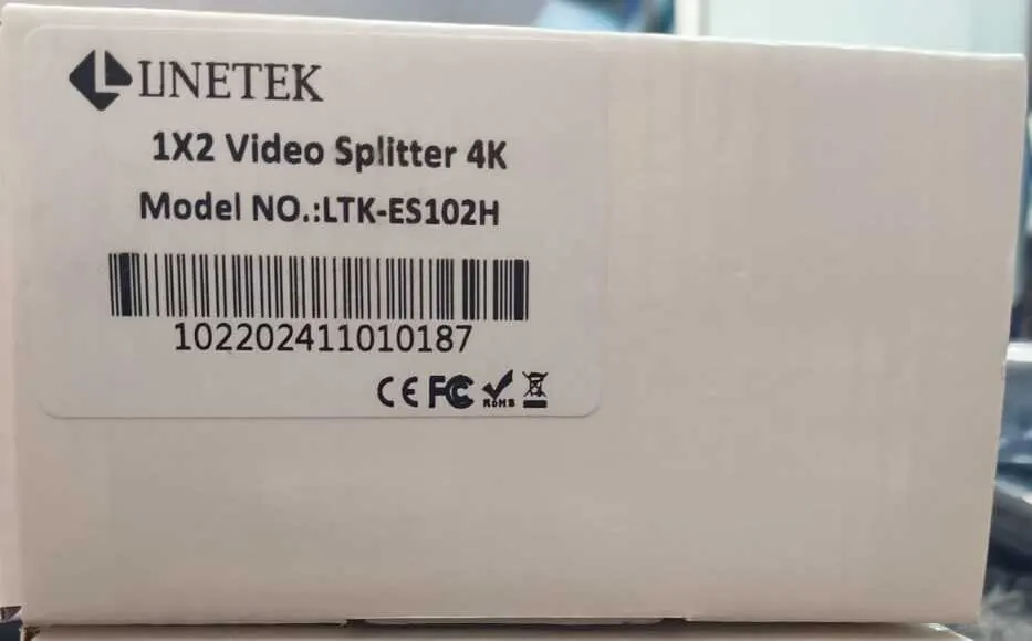 Linetek LTK-ES102H 1x2 HDMI Video Splitter 4K – image 2