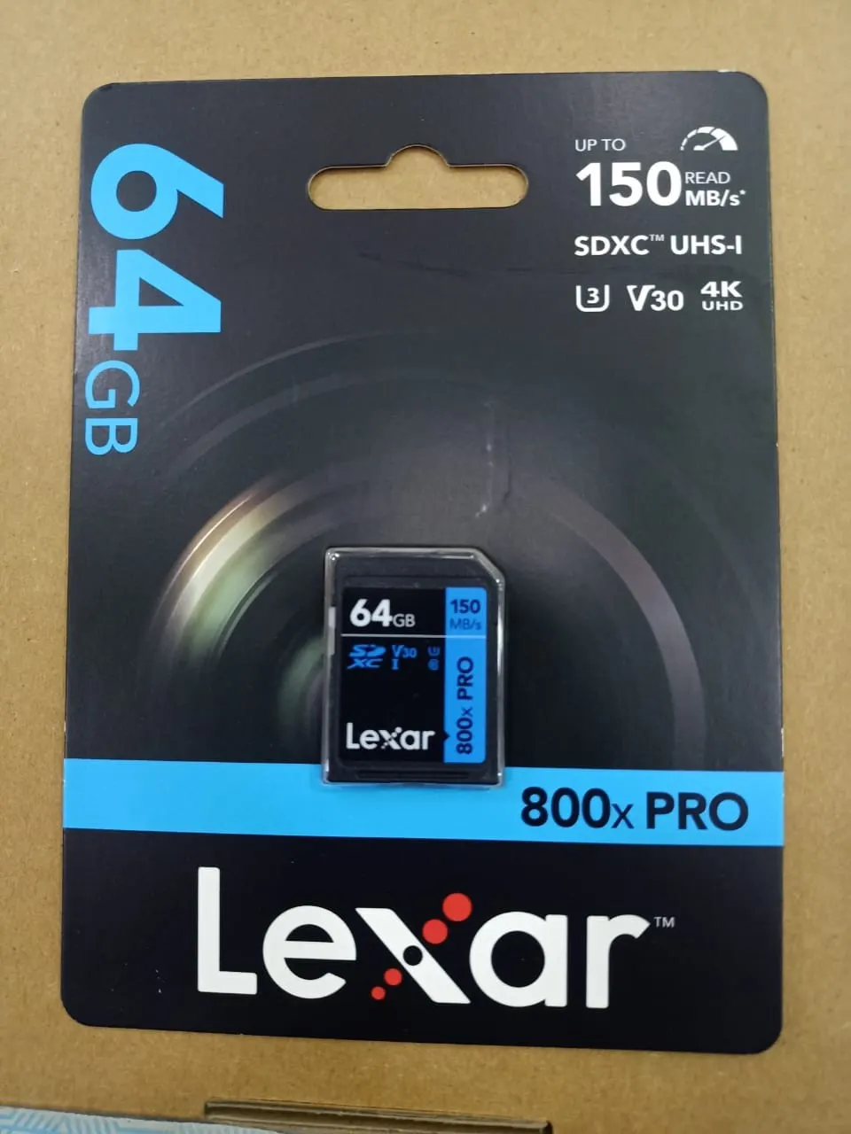Lexar High-Performance 800x PRO 64GB SDXC UHS-I Memory Card